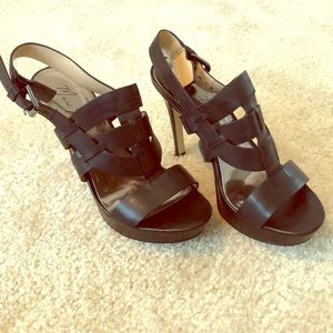 Marc Fisher Black Platform Sandal